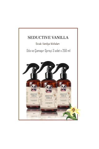 Rosie 3 Adet Seductive Vanilla Oda Ve Çamaşır Spreyi 250 Ml Fresh