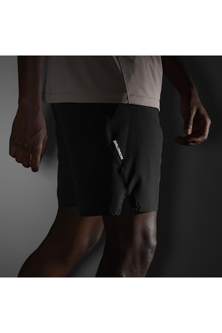 Salomon Salomon Shkout C 2in1 Shts 7 Erkek Siyah Koşu Şortu 27180 Siyah