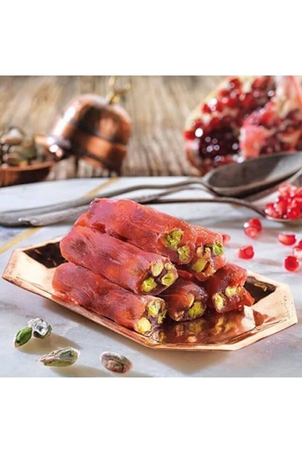 Mevlana Bazaar Mevlana Narlı Fıstıklı Parmak Lokum 1000gr