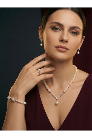 Ethereal Grace Set Gümüş