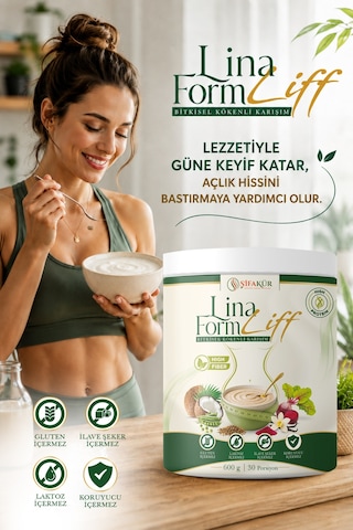 Lina Formliff Yüksek Lifli Bitkisel Ara Öğün Karışımı 600 G İnüli Lina Formliff Yüksek Lifli Bitkisel Ara Öğün Karışımı 600 G İnüli