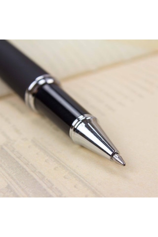 Kişiye Özel Mimar İsimli Siyah Metal Tükenmez Kalem Ve Şık Hediye Kutusu Siyah