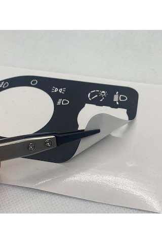 Audi A3 8p Uyumlu Far Açma Düğme Kontrol Sticker Etiket Tamir Kiti 1 Adet