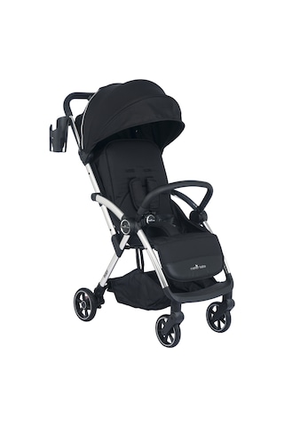 Merkür Bebe Ruby Otomatik Katlanan Kabin Boy Bebek Arabası Siyah