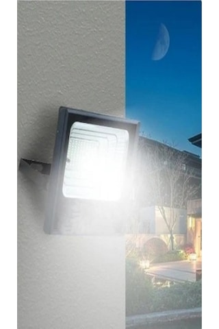 Solar Güneş Enerjili 100 Watt Kumandalı Led Aydınlatma Projektör