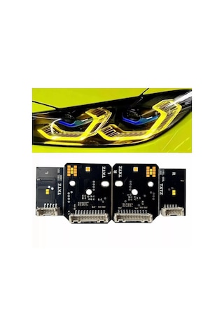 Autogp Bmw G22 G26 Angel Led Modülü Sarı 2019 / 2023 Laser Far Uyumlu