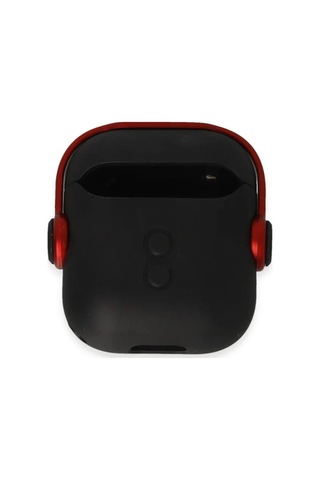 Jenerik Apple Airpods 2 2.nesil Cool Kılıf - Siyah-kırmızı