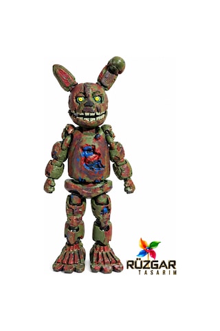 Fnaf Five Nights At Freddy's Springtrap 2 Fnaf Eklemli Oyuncak William Afton Silüeti