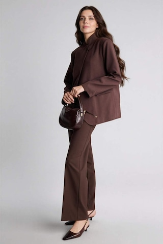 Defacto Regular Fıt Dik Yaka Blazer Ceket H2399ax26spbn167 Kahve-bn167