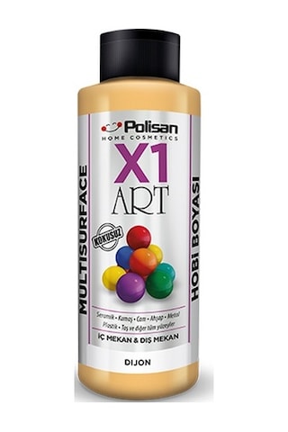 Polisan X1 Art Multisurface Hobi Boyası Dijon 120 ML