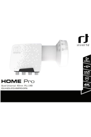 Inverto Home Pro Uln Quad Lnb Full Hd 4K Uyumlu