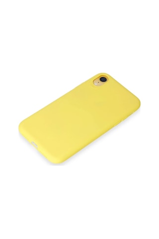 Cosmotex Newface Apple, Uyumlu iPhone Xr Kılıf First Silikon - Sarı