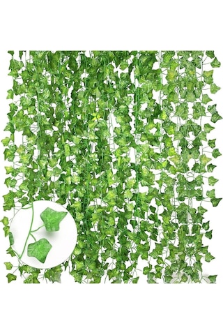 Yapay Zincir Sarmaşık Hedera Üçgen Model 12'li 2 Metre 30 Cm