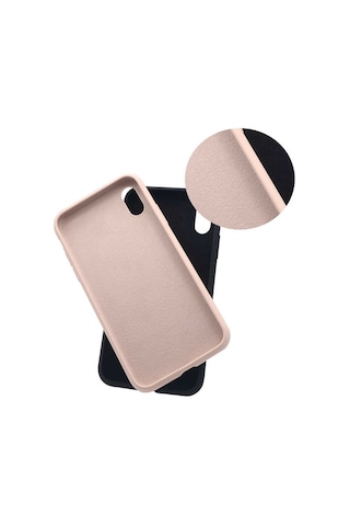 Apple Uyumlu iPhone Xs Max 6.5 Kılıf Zore Silk Silikon Pembe
