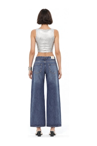 Hiccup Squalo Kadın Pantolon Orta Mavi Denim 01