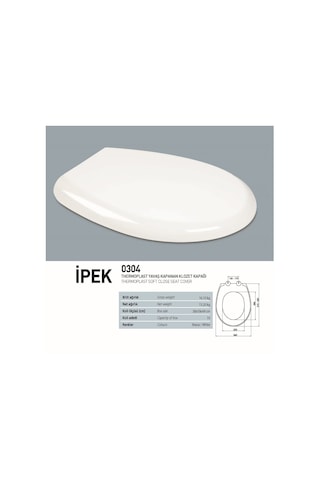 Turavit ENG1603 Engelli Kanallı Klozet Nkp Yavaş Kapak