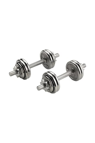 Ckspor 2 Adet 15 Kg Krom Dumbell Seti Çantalı Döküm Plaka Dambıl Seti Cks15