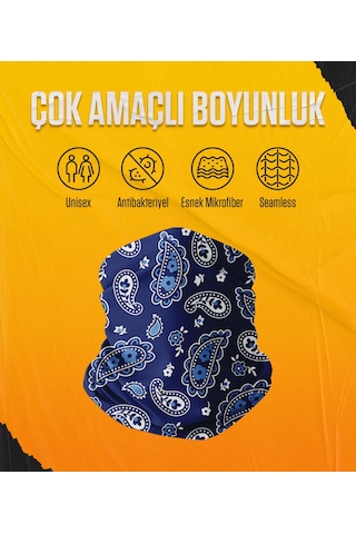 Musclecloth Çok Amaçlı Boyunluk Blue Pateh Mavi