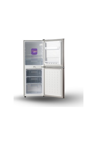 Kaizer Germany Çift Sistem 140 Buzdolabı Alttan Buzluk - Antrasit 12 / 24 / 220 Volt