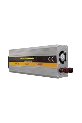 12 Volt - 1000 Watt Modified Sinus İnverter 10-15v Arası-220v Ac