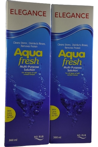 Elegance Aqua Fresh Lens Solüsyonu 2 x 360 ML
