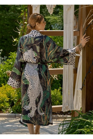 Mayovera Kimono Kaplan Tasarım Çok Renkli
