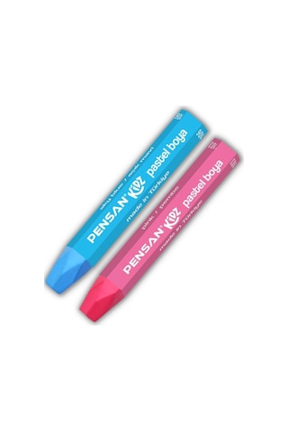 Pastel Boya 12 Li Karton Kutu 1 Adet Pensan 12 Renk Pastel Boya 1