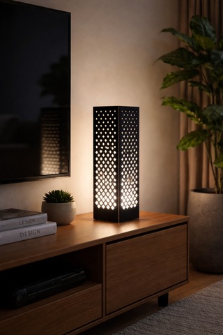 Modern Dekoratif Lamba / Aplik 55 Cm Işık Desenli, 4 Panelli Şık Ortam Aydınlatması Beyaz Diğer