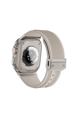 Zore Watch 44mm Clo Krd-113 Spor Görünümlü Silikon Kordon-starlight
