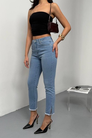 Lacarino 7413 Mia Kadın Jean Pantolon Lıght Blue
