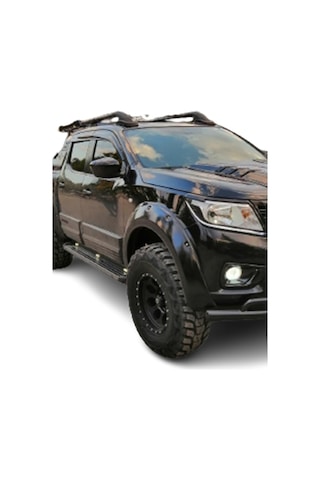 Mitsubishi L200 2019+ Paslanmaz Portbagaj Tavan Çıtası Barı Siyah