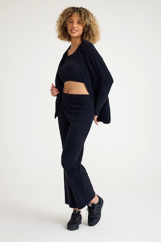 Allys Pantolon-crop-hırka Takım Siyah