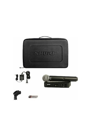 Shure Blx24E/Sm58 Kablosuz Vokal Mikrofon Seti