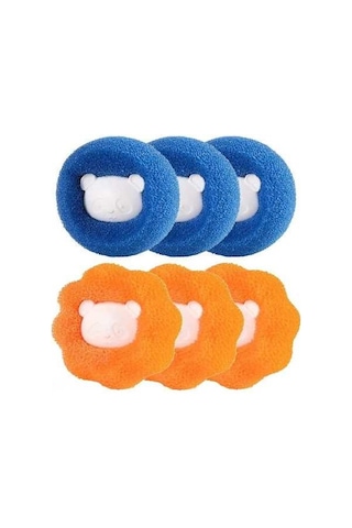 Dancemonkey Henniu 6'lı Çamaşır Topu: Tüy, Keçe Koku Giderici, Yeniden Kullanılabilir Diğer