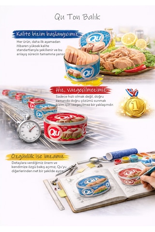 Qu Tatlı Ton Balığı 160 G
