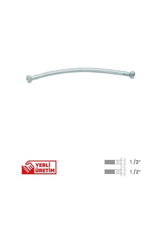 Bağlantı Hortumu 1/2'1/2 50 Cm