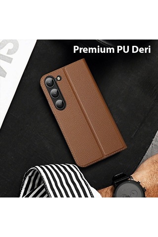 Dux Ducis Sm Galaxy S23 Plus Kılıf Skin X2 Series Magnetic Pu De
