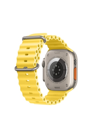 Apple Uyumlu Watch 49 MM Ultra Seri Seaflex Ocean Silikon Kordon