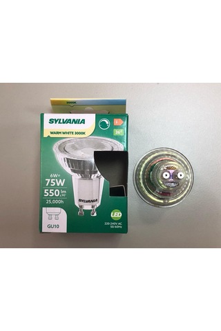 6 Adet Sylvanıa Dimli 6w 75w 550 Lümen Gu 10 3000kelvin Led Spo