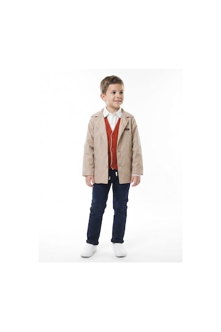 Xo Kids Erkek Çocuk 4lü Alt Üst Takım 2-5 Yaş 12201 Bej