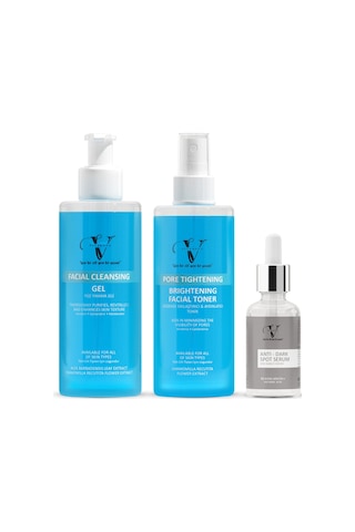 Vitanova Dark Spot Serum 30 ML + Gözenek Sıkılaştırıcı Tonik 250 ML + Yüz Yıkama Jeli 250 ML