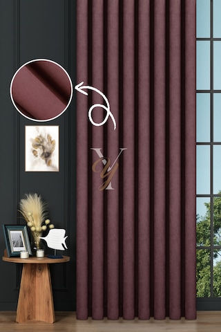 Petek Fon Perde V-1024 Gül Kurusu Gül Kurusu