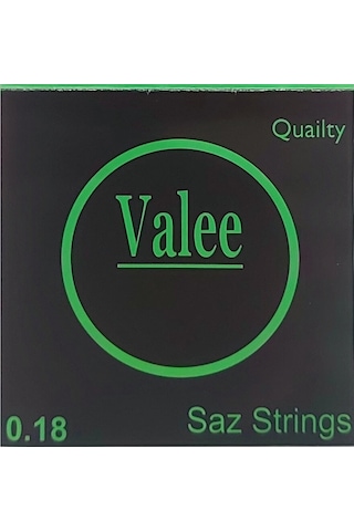Valee 0.18 Kısa Sap Bağlama Saz Teli