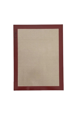 Yanmaz Yapışmaz Silikon Pişirme Matı, Fırın Altlığı, 30x40 Cm, 116 Gr, 0.75 Mm Kalınlık, Yıkanabilir, 220 Derece Isıya Dayanıklı
