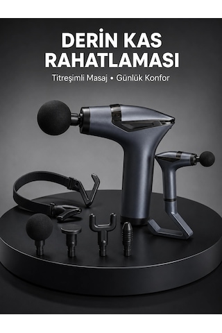 Taşınabilir 3in1 Masaj Aleti Şarjlı Titreşimli Esneme Bantlı Yeni Nesil Çok Renkli