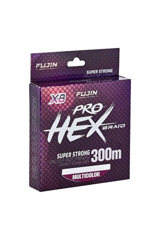 Fujin Pro Hex 8x 300mt Multicolor İp Misina 0,16 Mm