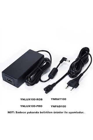 Yongnuo Lux100-rgb, Lux100 Pro, Ynray100, Ynpad100 Uyumlu Ac Adaptör