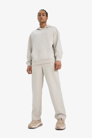 Defacto Boxy Fit Kapüşonlu Kanguru Cepli Jakarlı Sweatshirt E9308ax25augr437 Gri
