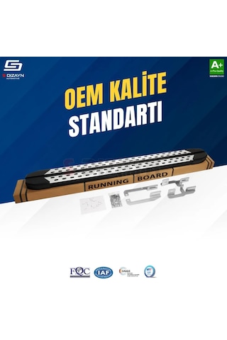 S-dizayn Fiat Ulysse Uzun Şase Trimline Gri Yan Basamak 248 Cm 2022 Üzeri