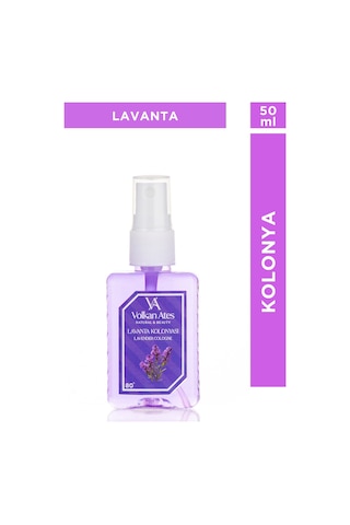 Volkan Ates Natural & Beauty Parfümlü Kolonya - Lavanta 50 Ml